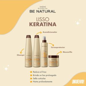 kit be natural lisso keratina