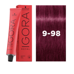 igora royal 9 98 rubio extraclaro violeta rojo 60ml