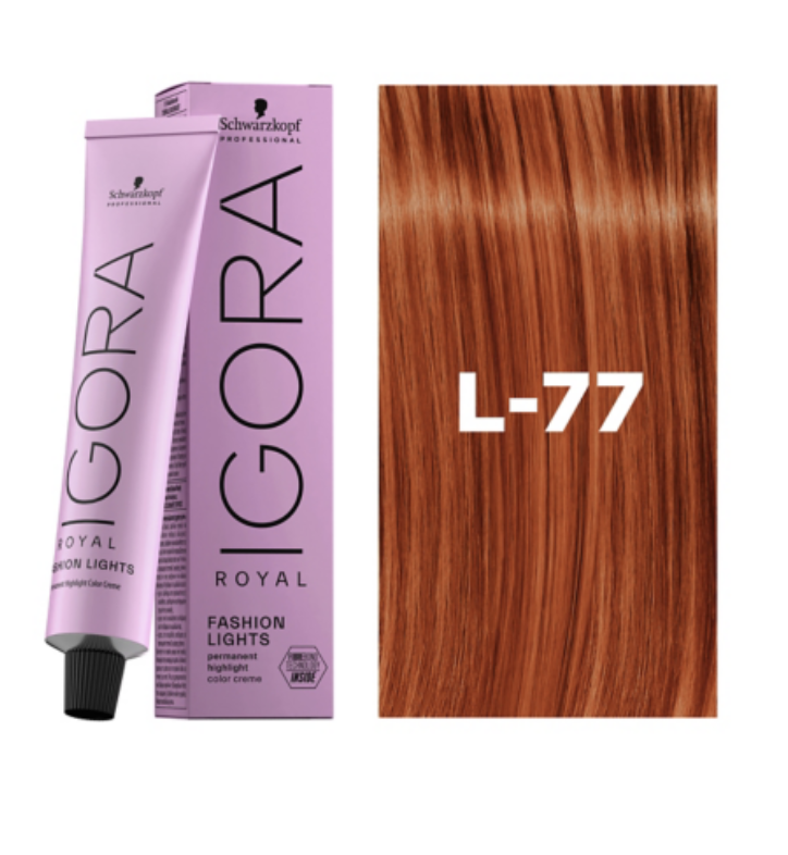 igora royal fashion lights l 77 mechas cobre extra igora royal fashion lights l 77 mechas cobre extra