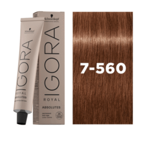 igora royal absolutes 7 560 rubio medio dorado chocolate natural 60 ml