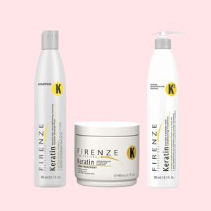 kit firenze keratin (shampoo + acondicionador + mascarilla)